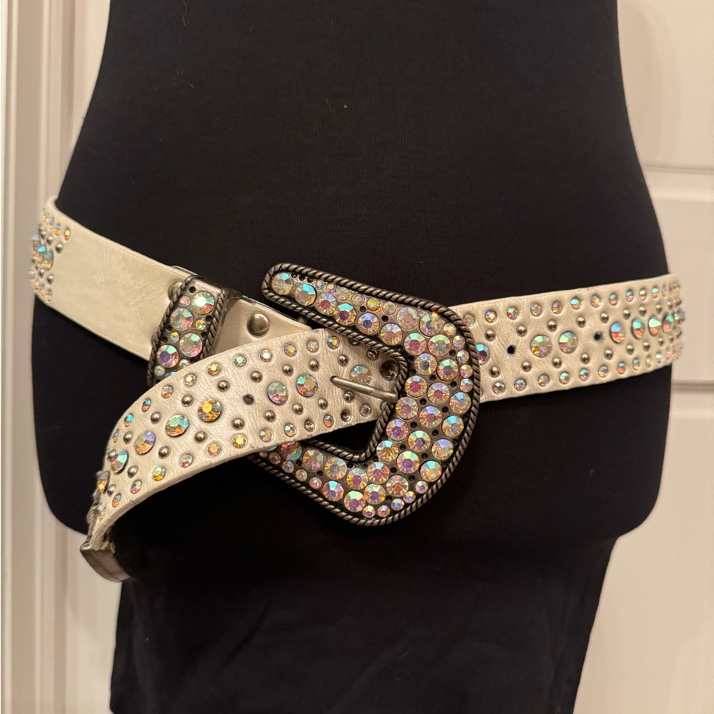 Rhinestone western belt